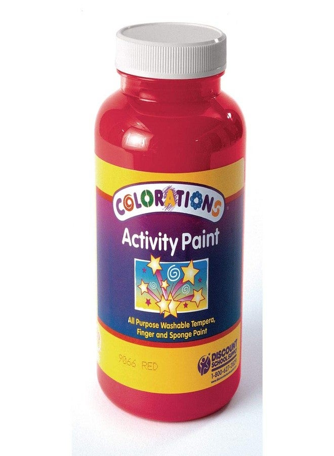 Colorations Activity Paint 16 oz. - Red